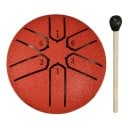 Χάλκινος γλωσσόσχημος τύμπανο 75×75 mm 6 τόνων Mini handpan μεσογειακό εργαλείο τύμπανο βροχής για γιόγκα Χαλάρωση Υπαίθρια παιξίματα 3
