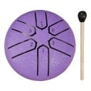 Χάλκινος γλωσσόσχημος τύμπανο 75×75 mm 6 τόνων Mini handpan μεσογειακό εργαλείο τύμπανο βροχής για γιόγκα Χαλάρωση Υπαίθρια παιξίματα 4