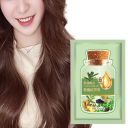 Champô de coloração herbal natural para cabelo 5 minutos Cobertura de cabelos brancos Nutrição Regeneração Composição suave Extratos vegetais Sem irritação 6