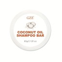 Champô sólido para escurecimento do cabelo Sabão em barra com óleo de coco Essências orgânicas naturais Regeneração Cobertura de cabelos brancos 1
