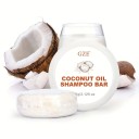 Champô sólido para escurecimento do cabelo Sabão em barra com óleo de coco Essências orgânicas naturais Regeneração Cobertura de cabelos brancos 2