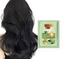 Champú colorante natural a base de hierbas para el cabello 5 minutos Cobertura de canas Nutrición Regeneración Fórmula suave Extractos de plantas Sin irritación 5