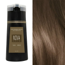 Champú colorante natural para cabello 200 ml Para hombres y mujeres Aplicación rápida Cobertura de canas Sin químicos Hidratación Nutrición Brillo 9