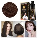 Champú colorante permanente para cabello Champú colorante para cabello con esencia natural de jengibre Colorante natural para cabello que cubre canas 500 ml 4