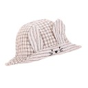 Chapeau à carreaux pour enfants avec oreilles 1