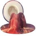 Chapeau à motif marbré 12