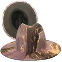 Chapeau à motif marbré 11