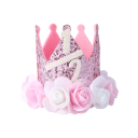 Chapeau d'anniversaire scintillant de six mois 3