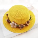 Chapeau d'enfant avec des fleurs T862 12