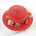 Chapeau d'enfant avec des fleurs T862 8
