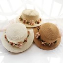 Chapeau d'enfant avec des fleurs T862 2