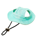 Chapeau de cow-boy pour petits chiens et chats 4-6,5 kg avec ouvertures pour les oreilles Circonférence 34 cm 1