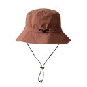 Chapeau de pêche imperméable 56–59 cm avec cordon Chapeau en polyester à séchage rapide pour le plein air randonnée pêche protection 5