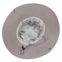 Chapeau de pêcheur pour homme 55–60 cm Avec cordon sous le menton Visière de protection de 9 cm Chapeau d'été contre le soleil Chapeau de randonnée en plein air pour la pêche 5