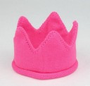 Chapeau en crochet pour enfant en forme de couronne 2