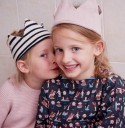 Chapeau en crochet pour enfant en forme de couronne 1