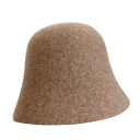 Chapeau en laine chaud pour femmes Taille universelle Polyester laine Chapeau d'hiver élégant Accessoire doux et chaud pour l'automne 4