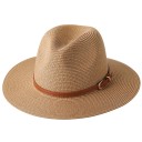 Chapeau en paille avec ceinture 14
