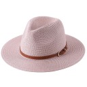 Chapeau en paille avec ceinture 12