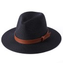 Chapeau en paille avec double bande 6