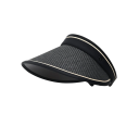 Chapeau en paille cylindrique avec protection UV 57–60 cm Chapeau de soleil extérieur pour adultes Style décontracté Protection solaire 6
