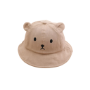 Chapéu de algodão para crianças com orelhas de ursinho Circunferência da cabeça 45–48 cm Gorro para bebés de 3–18 meses Chapéu de proteção de verão para bebés 8
