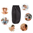 Chapéu de dormir longo em cetim 30 x 66 cm Chapéu de seda para a noite para mulheres com cabelo encaracolado, dreads e tranças Tamanho universal 50–66 cm 2