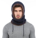 Chapéu de inverno masculino com gola 2