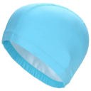 Chapéu de natação em tecido PU Unisex Chapéu de natação Resistente à água Chapéu elástico para cabelo de piscina Natação desportiva 6