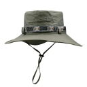 Chapéu de pescador masculino 55–60 cm Com cordão sob o queixo Viseira protetora 9 cm Chapéu de verão contra o sol Chapéu de turismo 3