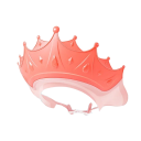 Chapéu de silicone para champô 15 x 13 cm Coroa para crianças e recém-nascidos Proteção dos olhos ao lavar o cabelo Acessório de banho 2