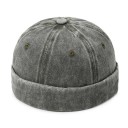 Chapéu Four Seasons 28 × 18 × 11 cm de tecido de ganga Gua Skin Retro unisex chapéu de rua de poliéster Estilo casual outdoor 3