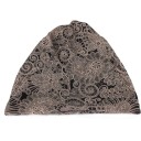 Chapéu multifuncional feminino com buraco para rabo de cavalo Pode ser usado também como cachecol Corte solto com padrão de renda 4