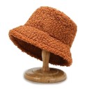 Chapéu unissexo de lã 56–58 cm Lã de cordeiro Chapéu elegante e quente para o inverno Cobertura de cabeça macia e quente para o outono 5