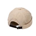 Chapéu unissexo de veludo cotelê sem aba em algodão Chapéu retro dockers ajustável Estilo streetwear hip hop Chapéu com formato de cúpula para homens e mulheres 6
