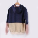 Chaqueta con capucha colorida para hombre J1410 5