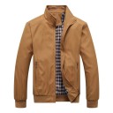 Chaqueta con cremallera y cuello alto Chaqueta ligera de otoño con forro Chaqueta elegante para el tiempo libre Chaqueta cortavientos para la ciudad y la naturaleza 7