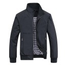 Chaqueta con cremallera y cuello alto Chaqueta ligera de otoño con forro Chaqueta elegante para el tiempo libre Chaqueta cortavientos para la ciudad y la naturaleza 3