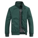 Chaqueta con cremallera y cuello alto Chaqueta ligera de otoño con forro Chaqueta elegante para el tiempo libre Chaqueta cortavientos para la ciudad y la naturaleza 5