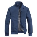 Chaqueta con cremallera y cuello alto Chaqueta ligera de otoño con forro Chaqueta elegante para el tiempo libre Chaqueta cortavientos para la ciudad y la naturaleza 1