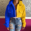 Chaqueta corta de botones para mujer P1539 5
