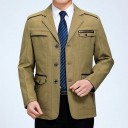 Chaqueta de botones para hombre F377 5