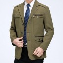 Chaqueta de botones para hombre F377 4