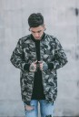 Chaqueta de camuflaje elegante para hombre J1615 6