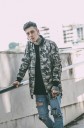 Chaqueta de camuflaje elegante para hombre J1615 10