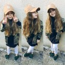 Chaqueta de camuflaje para niñas 7