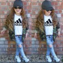 Chaqueta de camuflaje para niñas 11