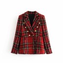 Chaqueta de cuadros para mujer B956 2