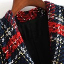 Chaqueta de cuadros para mujer B956 3
