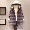 Chaqueta de cuadros para mujer P2535 4